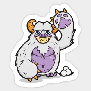 Friendly Abominable Sticker